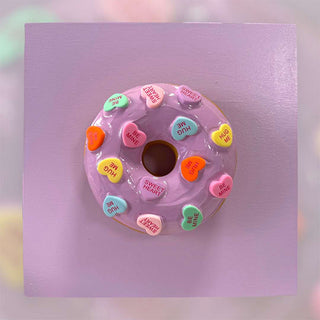 Lilac Donut With Love Candy