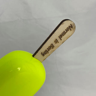 Normal is boring yellow
