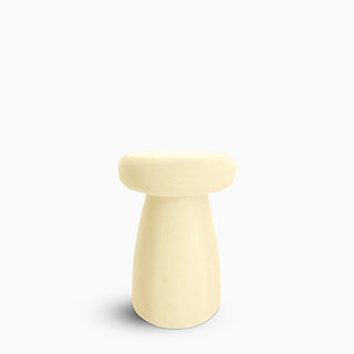 Porcino Stool Moleskin champagne