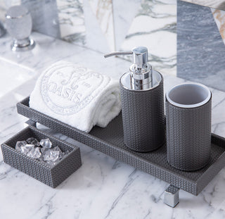 Poseidon round bathroom set
