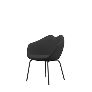 Dark Grey XOXO Chair Fabric Four Legs