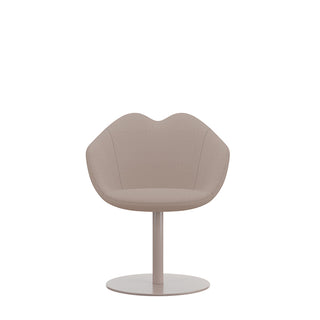 White XOXO Chair Fabric Round Base