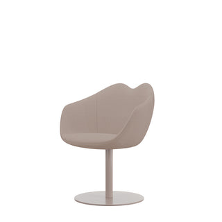 White XOXO Chair Fabric Round Base