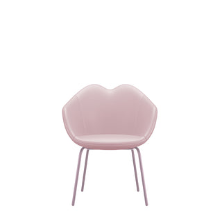 Pink XOXO Chair Leather Four Legs