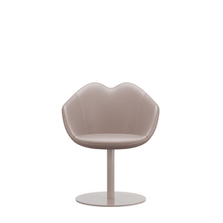 White XOXO Chair Leather Round Base