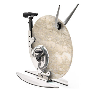 Ciclotte Bike Yellow Travertine Marble