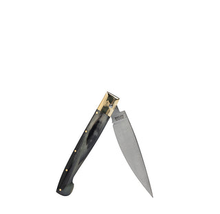 Pattadese Knife – Striated Horn Handle