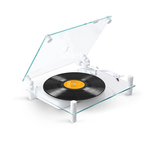 Transparent White Turntable