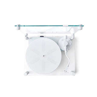 Transparent White Turntable