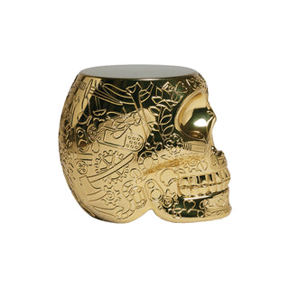 Mexico Stool and Sidetable Metal Finish - Danilo Cascella Premium Store