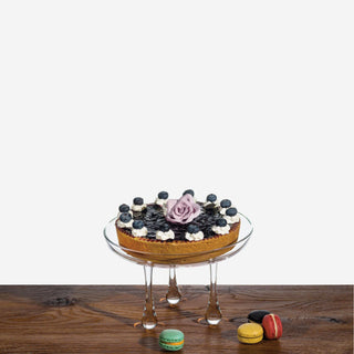 Agilla, serving stand in glass - Danilo Cascella Premium Store
