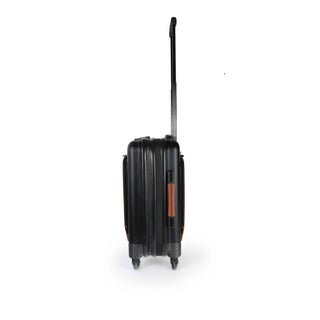 Trolley Akille Flap Brown in Carbon Fiber - Danilo Cascella Premium Store