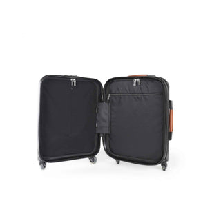 Trolley Akille Flap Brown in Carbon Fiber - Danilo Cascella Premium Store
