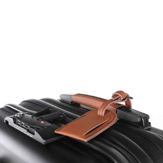Trolley Akille Flap Brown in Carbon Fiber - Danilo Cascella Premium Store