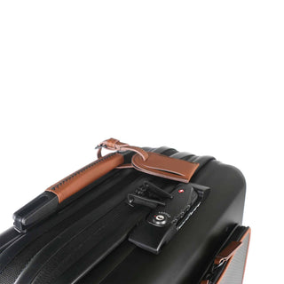 Trolley Akille Flap Brown in Carbon Fiber - Danilo Cascella Premium Store