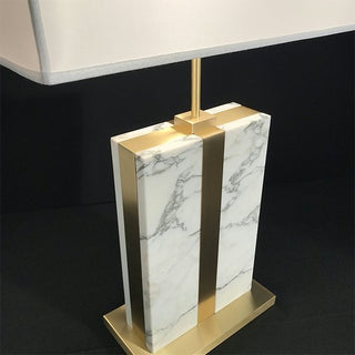 Brera Arabescato Carrara Marble Table Lamp - Danilo Cascella Premium Store