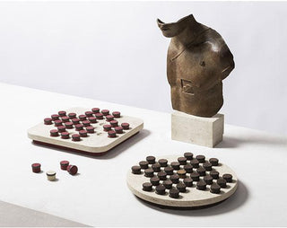 Delos Marble Solitaire Set Round - Danilo Cascella Premium Store