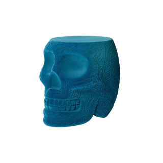 Mexico Stool and Sidetable Velvet Finish - Danilo Cascella Premium Store