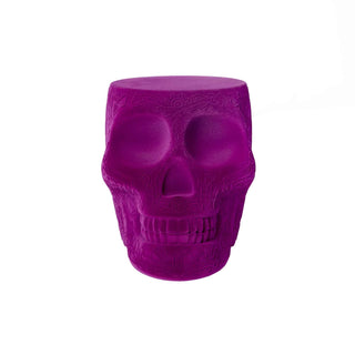 Mexico Stool and Sidetable Velvet Finish - Danilo Cascella Premium Store