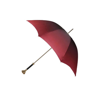 Double Umbrella Red, Rose Print with Rose Handle - Danilo Cascella Premium Store