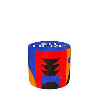Pouf Oggian Sit Here Blue Denim S - Danilo Cascella Premium Store