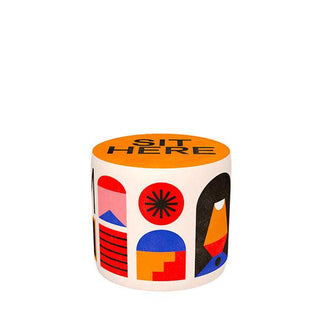 Pouf Oggian Sit Here Orange S - Danilo Cascella Premium Store