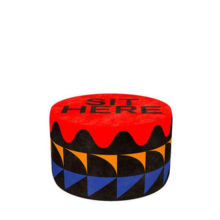 Pouf Oggian Sit Here Red M - Danilo Cascella Premium Store