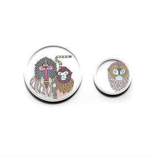 Primates Mandrillus Plates, Elena Salmistrato - Danilo Cascella Premium Store