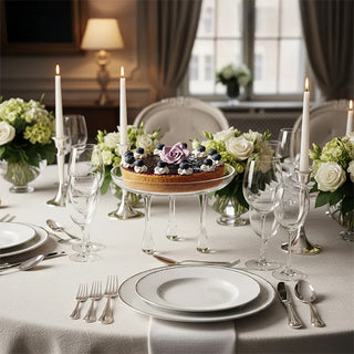 Agilla, serving stand in glass