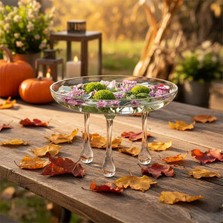 Agilla, serving stand in glass