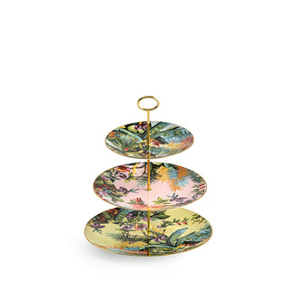 Serving Stand • Jungle Avocado-Rose-Sky