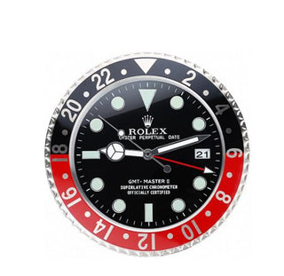 Black & Red Rolex Wall Clock