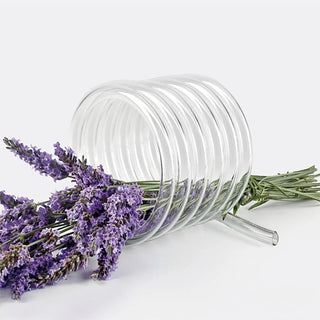 Coly • Spiral glass centerpiece