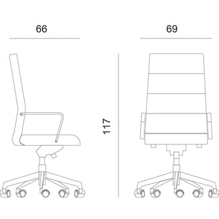 Star Executive Armchair • Viganò Editor 