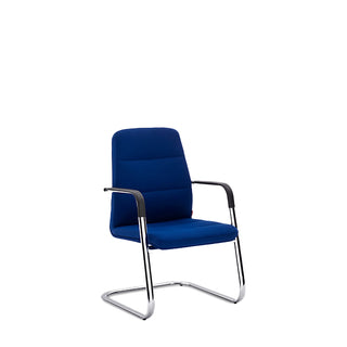 Star Visitor Chair, Skid Frame • Viganò Editor