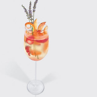 Modigliani • Red & White Wine Glass