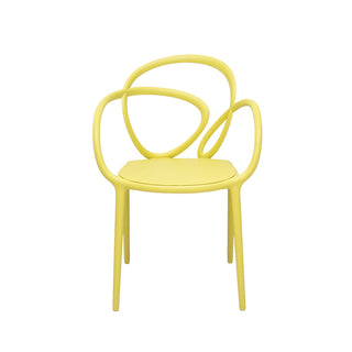 Loop Chair without Cushion, set of 2 pieces Mustard