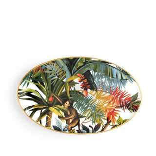Oval Tray • Exotic Jungle 