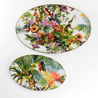 Oval Tray • Exotic Jungle 