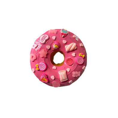 Pink Donut With Candy