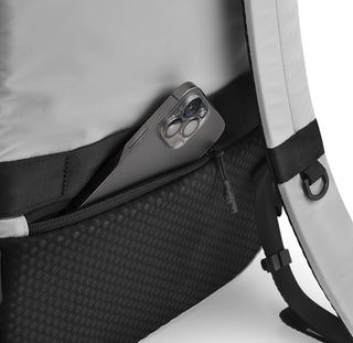 Iconic Backpack Silver  • Crash Baggage 