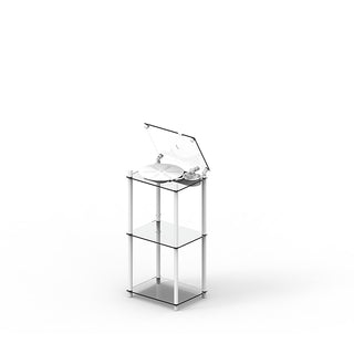Transparent Turntable Stand