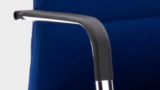 Star Visitor Chair, Skid Frame • Viganò Editor 