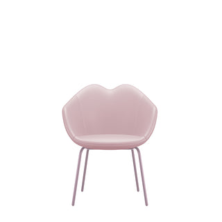 Pink XOXO Chair Leather Four Legs 