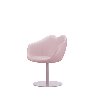 Pink XOXO Chair Leather Round Base 