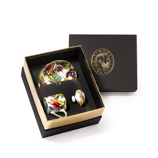 Set of 2 Coffee Cup • Jungle White