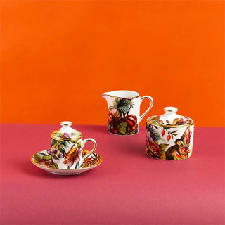 Set of 2 Coffee Cup • Jungle White