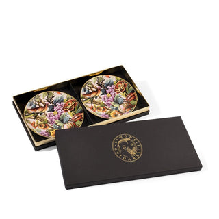 Set of 2 Bread Plates • Jungle Rose