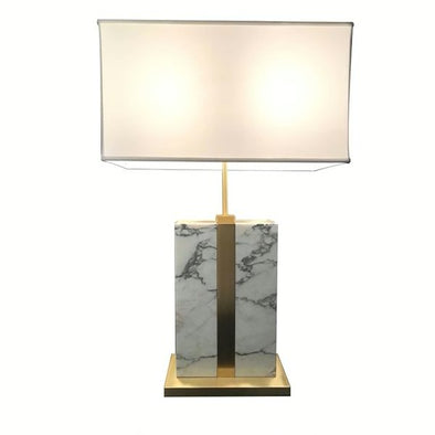 Brera Arabescato Carrara Marble Table Lamp - Danilo Cascella Premium Store