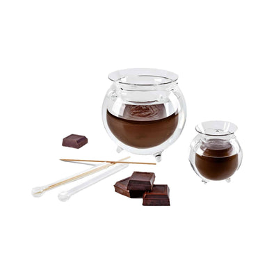 La cioccolatiera, glass chocolate melting pot - Danilo Cascella Premium Store